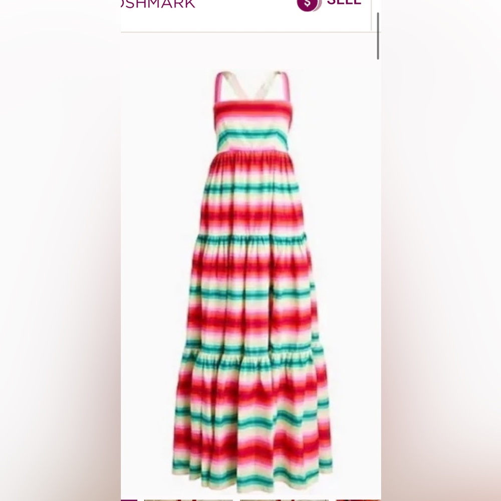 NWT gorgeous Jcrew Maxi dress. Fully lined and adjustable straps
